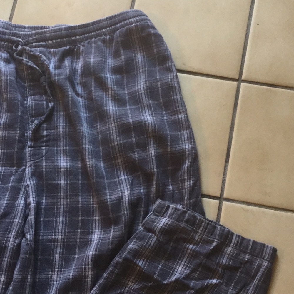 Nautical striped light blue sleepwear pants -XL - Picture 4 of 7